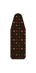 Husa masa de calcat Laurastar Universalcover Lips, 131x55 cm, 100 bumbac, sistem de prindere practic