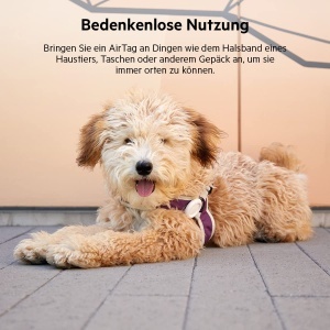 Husa pentru AirTag Belkin cu Clip, Protectie Anti-Zgarieturi, Alb - Img 4