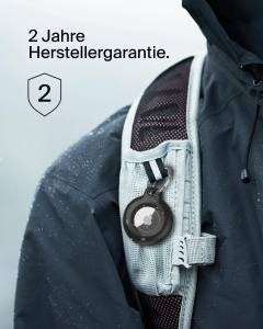 Husa pentru AirTag Belkin cu Inel de Chei, Waterproof, 2 buc, Albastru - Img 6