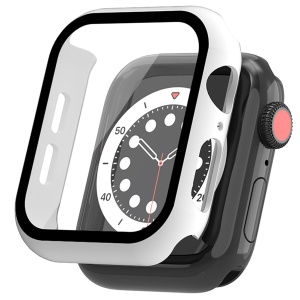 Husa pentru Ceas Inteligent Apple Watch 44mm, Transparenta, Cu Protectie din Sticla