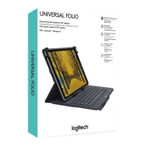 Husa pentru Tableta Logitech Universal Folio cu Tastatura Wireless, 9-10 inch - Img 9