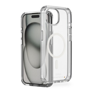Husa pentru telefon Hama Extreme Protect pentru iPhone 15, Transparenta, D3O, Anti-Vergilbung