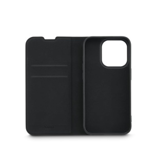 Husa pentru telefon Hama pentru iPhone 15 Pro, neagra, cu suport si compartiment pentru carduri - Img 9