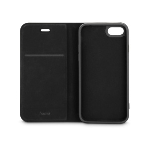 Husa pentru telefon Hama pentru iPhone 78SE 2020SE 2022, Neagra, cu Standfunctie si Carduri - Img 3
