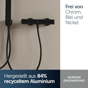 Ideal Standard BD582XG Alu+ Termostat de dus pentru dus, montat pe suprafata, negru (negru matase) - Img 3