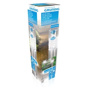 Iluminat solar de gradina Grundig - Super LED - 44,5 x 7,5 cm - Senzor de miscare - IP44 - Sticla cu model - cu varf de sol - Img 3