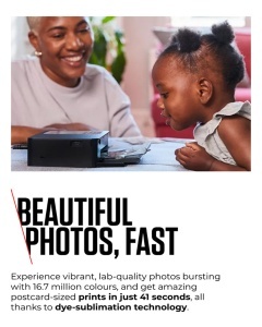 Imprimanta foto Canon SELPHY CP1500, compacta, conectivitate wireless, 100 ani durabilitate - Img 3