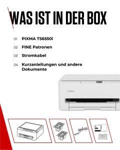 Imprimanta multifunctionala Canon PIXMA TS6550I, compacta, cu conectivitate wireless - Img 7
