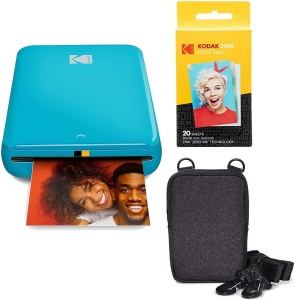 Imprimanta portabila KODAK Step, Bluetooth, ZINK, albastra