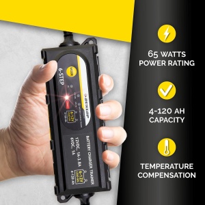 Incarcator auto Dunlop 612 V, 65W, IP65, 6 faze - Img 3