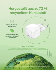 Incarcator compact Belkin BoostCharge, 30 W, USB-C, alb - Img 7