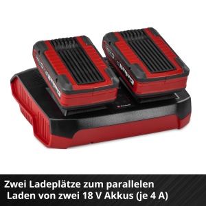 Incarcator Einhell Power X-Twincharger 4A 18V Tehnologie Rapida LED - Img 8