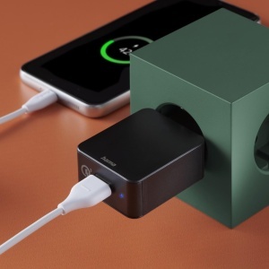 Incarcator rapid Hama 19,5W cu cablu USB-C, negru - Img 8