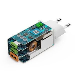 Incarcator rapid Hama USB, 65W, 3 porturi, Alb - Img 7