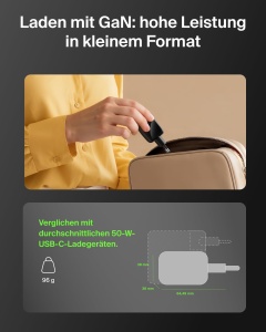 Incarcator USB Belkin 50W cu 2 Porturi USB-C, Compact, Negru - Img 3
