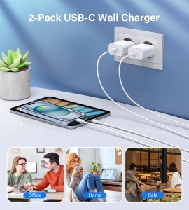 Incarcator USB C 30W pentru iPhone si iPad, Rapid, Compact, 2 Bucati - Img 7