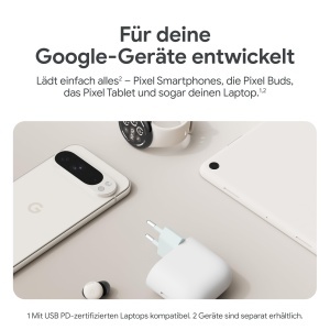 Incarcator USB-C Google 45W - Rapid, Compatibil cu Smartphone-uri Pixel, Alb - Img 5