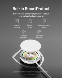Incarcator wireless Belkin BoostCharge Pro, 15W, cu suport integrat - Img 7