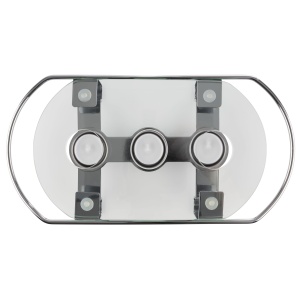 Incubator de mancare APS 35065, 3 flacari, metal, sticla, 34 x 18 x 6 cm - Img 3