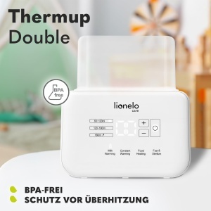 Incubator pentru biberoane Lionelo THERMUP, 2 biberoane, control temperatura, BPA-free - Img 5