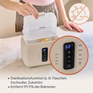 Incubator pentru sticle LIONELO Thermup Duo 6-in-1, pentru 2 sticle, sigur si eficient - Img 7