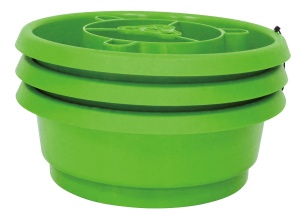 Inel de udare Dehner cu protectie impotriva melcilor, 3 bucati, 24 cm, verde - Img 2