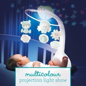 Infantino 3-in-1 Projektor Musik-Mobile Salbei Lumina si Muzica pentru Copii - Img 3