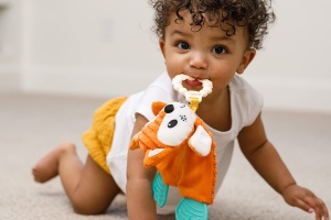 Infantino Go Gaga Cuddly Teether Fox 316201 Jucarie multisenzoriala pentru bebelusi - Img 3
