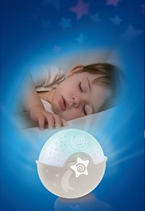 Infantino Proiector si Lumina de Noapte pentru Copii Gri Melodii si Senzori de Sunet - Img 7