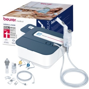 Inhalator Beurer IH 28 Pro pentru adulti si copii, 0.35 mlmin, 10 piese