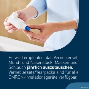 Inhalator OMRON X105 Advanced, pentru copii si adulti, tehnologie AVT, usor de curatat - Img 9