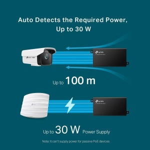 Injektor PoE TP-Link TL-POE160S, 2 Porturi Gigabit, 30W, Negru - Img 5