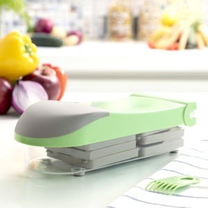 InnovaGoods Gemuseschneider 7-in-1 Multifunctional Verde Picioare Antialunecare - Img 7