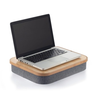 InnovaGoods Laptoptisch Portabil cu Spatiu de Depozitare MDF Robust Design Compact
