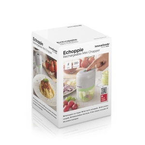 InnovaGoods - Mini robot de bucatarie portabil reincarcabil fara fir 250ml 3x lame din otel inoxidabil versatil pentru nucilegumefructe usor de curata - Img 2