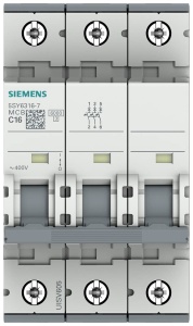 Intrerupator de circuit Siemens 5SY63167 6kA C16 3P, 400V, pentru protectie - Img 3