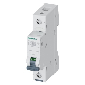 Intrerupator de protectie Siemens 5SL6140-7, 1 Pol, 40 A, 400 V, 6 KA