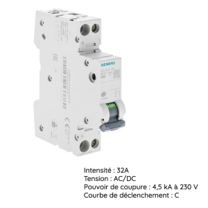 Intrerupator electric Siemens, 32 A, 4,5 kA, Curba C - Img 5