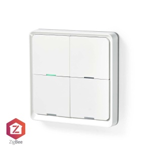 Intrerupator Inteligent SmartLife Zigbee 3.0, Alb, 4 Butoane, Control Wireless - Img 2