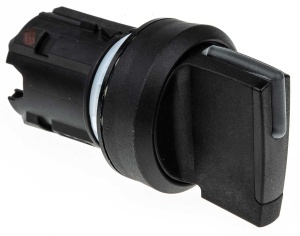Intrerupator rotativ Siemens 3SU1002-2BL10-0AA0, negru, 2 x 45
