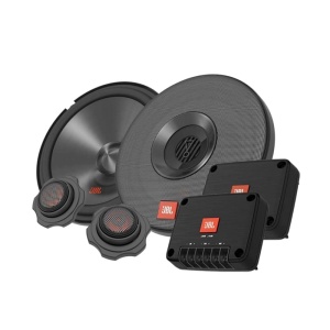 JBL Club 602CTP Sistem de sunet auto cu 2 cai - Set de cutii de difuzoare auto cu componente de 210 wati cu difuzoare auto incorporate de 165 mm, tweeter si crossovere, negru, 16 cm - Img 1