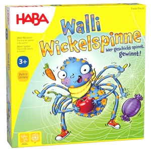 Joc de Facut Sfoara HABA Walli Wickelspinne 2-4 jucatori, din lemn si carton