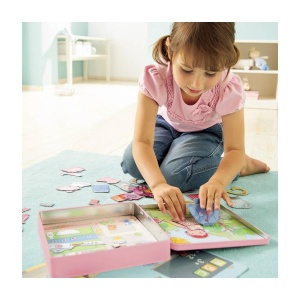 Joc de Magnete HABA Lilli Puzzle cu 54 Piese si 4 Scene pentru Copii - Img 3