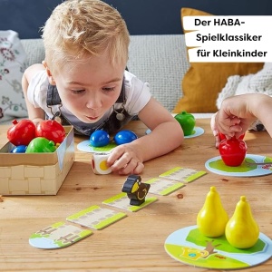 Joc de societate HABA Erster Obstgarten, pentru 2-4 ani, din lemn, joc cooperativ - Img 5