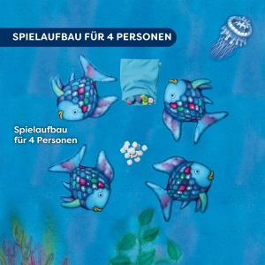 Joc de societate HABA Glitzer Bingo Der Regenbogenfisch, pentru 2-4 jucatori, ab 3 ani - Img 3