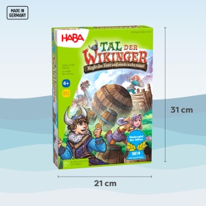 Joc de societate HABA Tal der Wikinger, 2-4 jucatori, 6 ani, XXL-plan de joc - Img 7