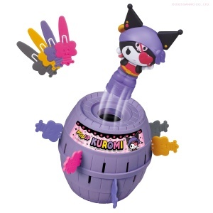 Joc de societate Pop Up Kuromi de la TOMY, pentru 2-4 jucatori, distractie pentru copii - Img 2