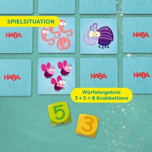 Joc educativ HABA 3 4 Krabbeltier - invatare matematica pentru copii - Img 5