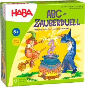 Joc educativ HABA ABC Zauberduell - pentru invatarea literelor, 2-6 jucatori