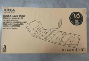 Jocca - Saltea de masaj pliabila | Covoras electric de masaj 4 zone | Geanta inclusa | Saltea de masaj 10 motoare | Intensitate reglabila - Img 8
